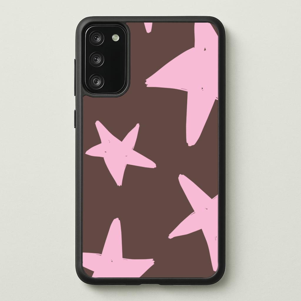 Chocolate & Strawberry Stars Phone Case - Galaxy S20FE / Standard