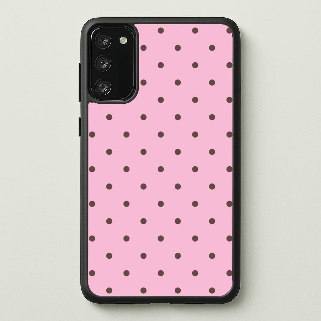 Strawberry Polka Dots Phone Case - Galaxy S20FE / Standard