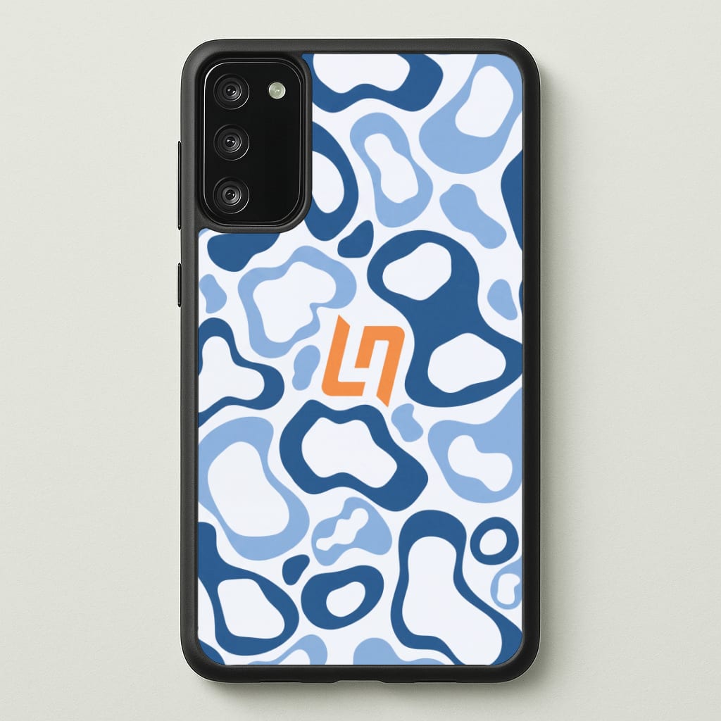 Norris Helmet Pattern - Blue Phone Case
