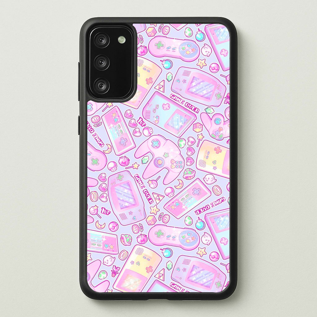 Power Up, Gaming Pattern Phone Case - Galaxy S20FE / Standard