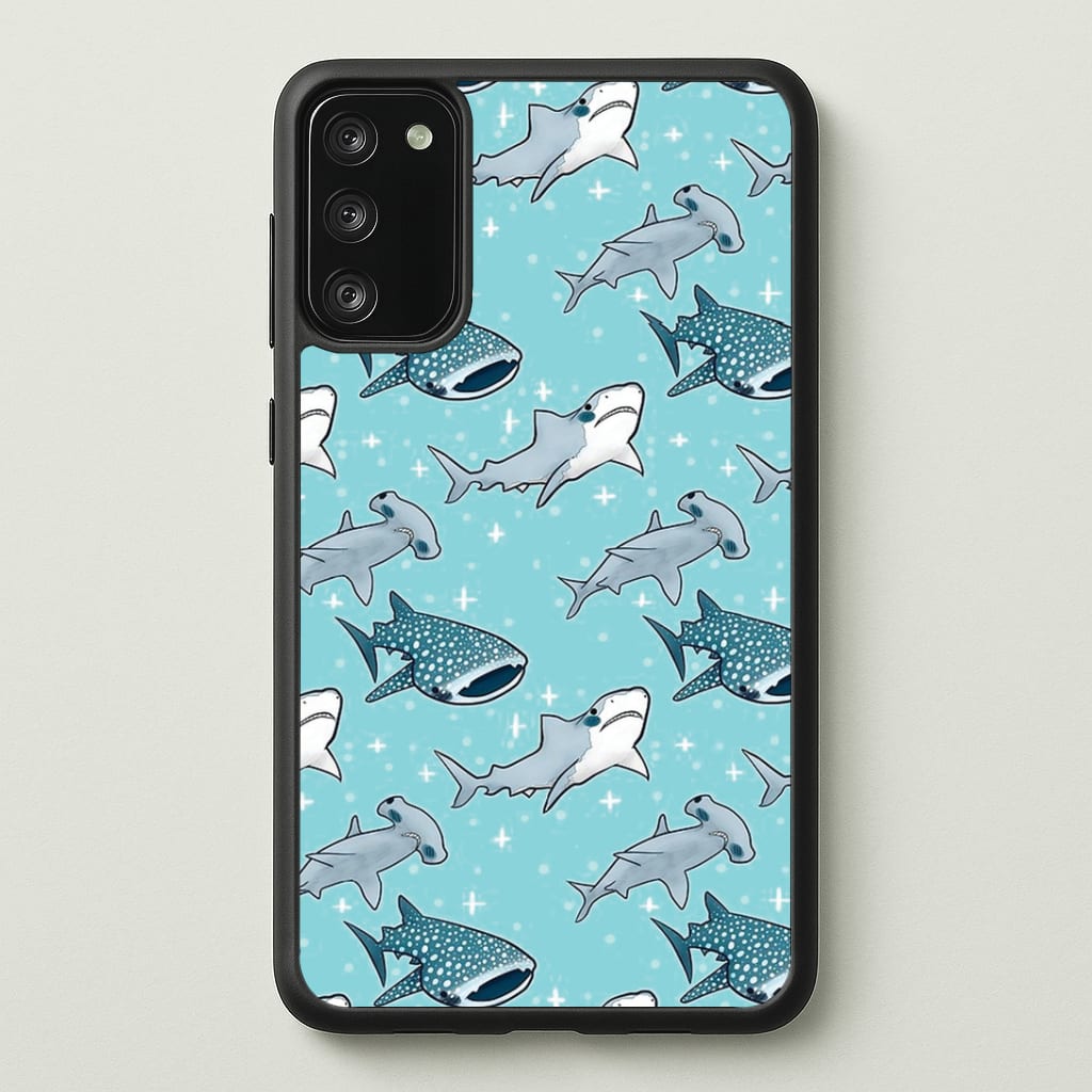 Shark Pattern Phone Case - Galaxy S20FE / Standard