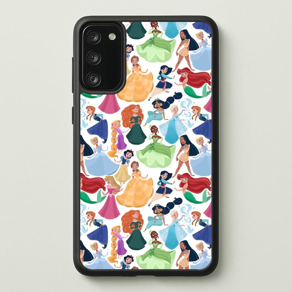 Fairytale Princess Pattern Phone Case - Galaxy S20FE / Standard