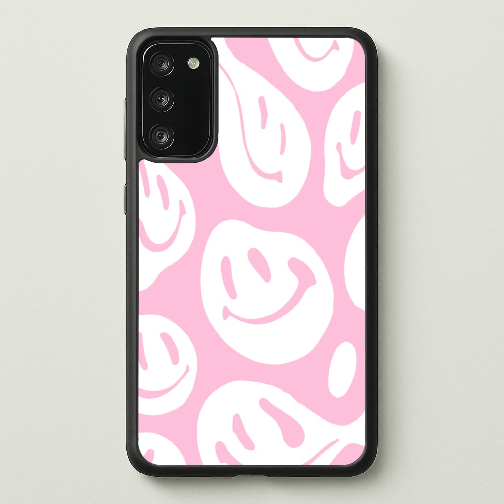 Trippn Smiley - Pink Phone Case - Galaxy S20FE / Standard