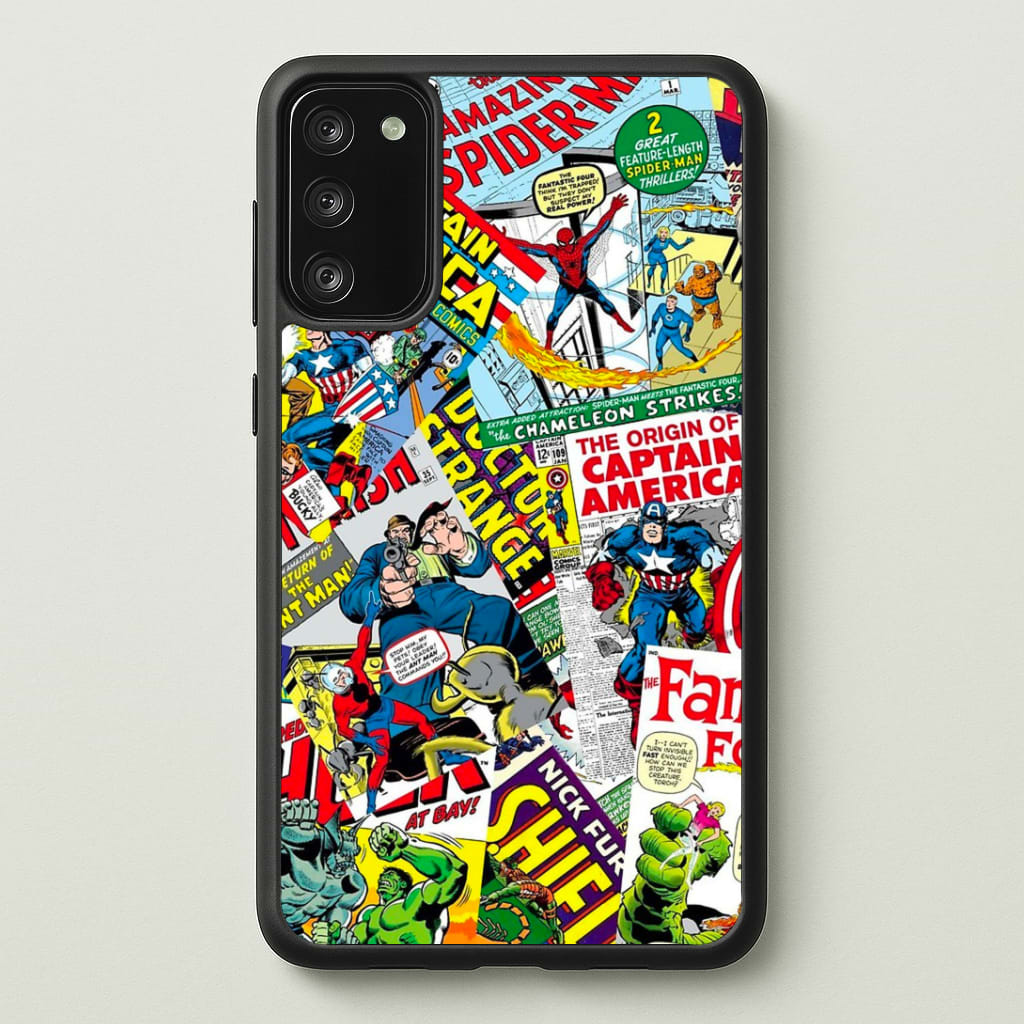 Superhero Comic Comics Pattern Phone Case - Galaxy S20FE / Standard
