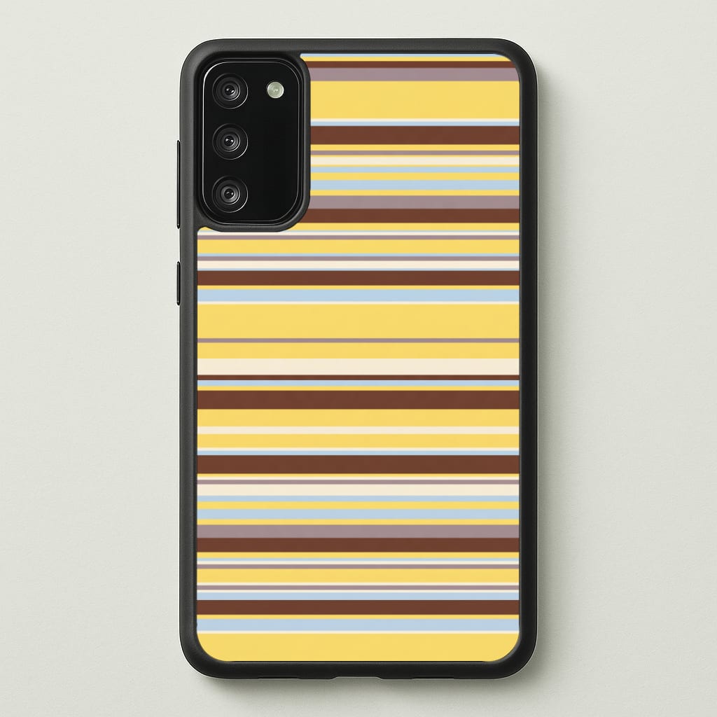 Cocoa Blue Stripe Phone Case