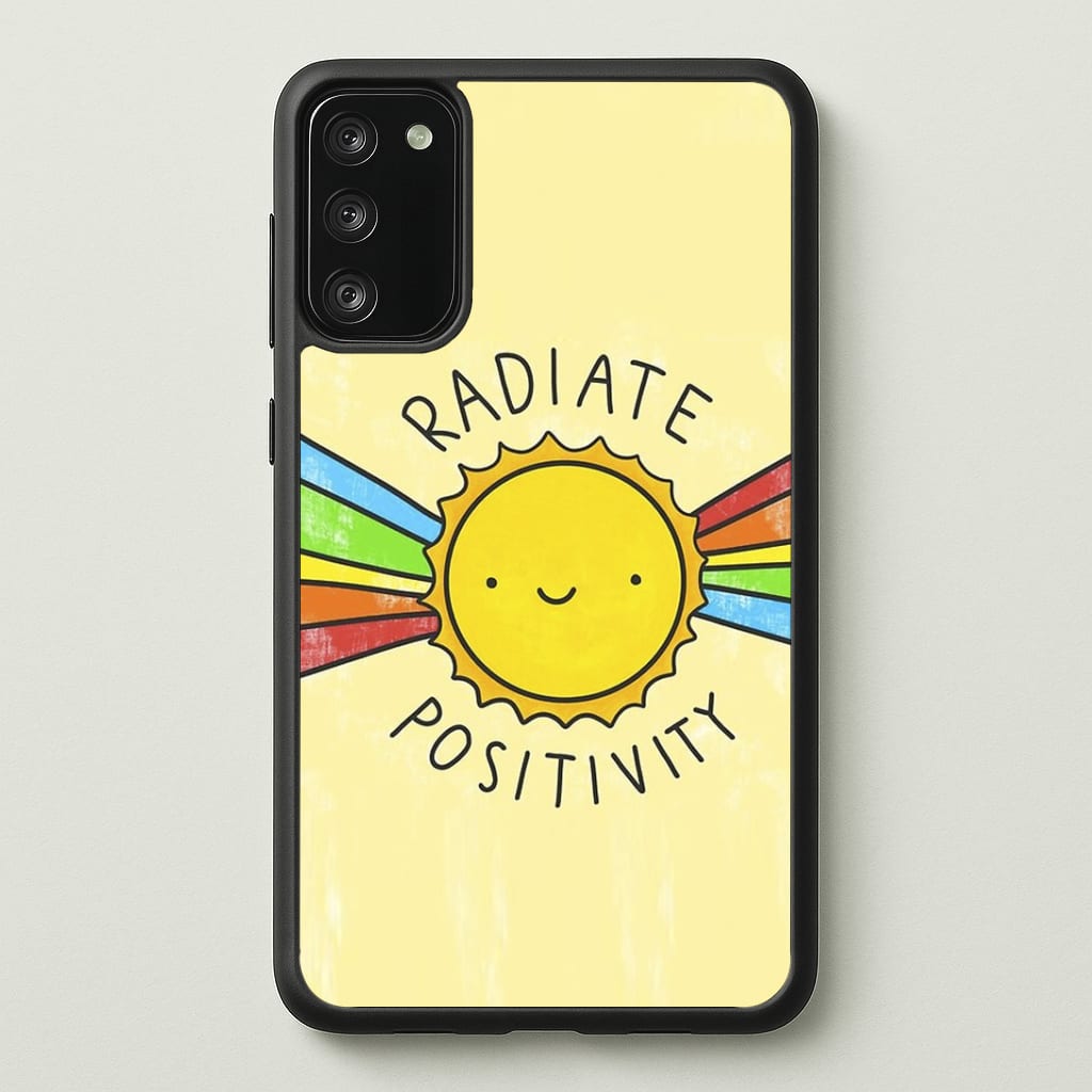 Radiate Positivity Sunshine - Positivity Phone Case - Galaxy S20FE / Standard