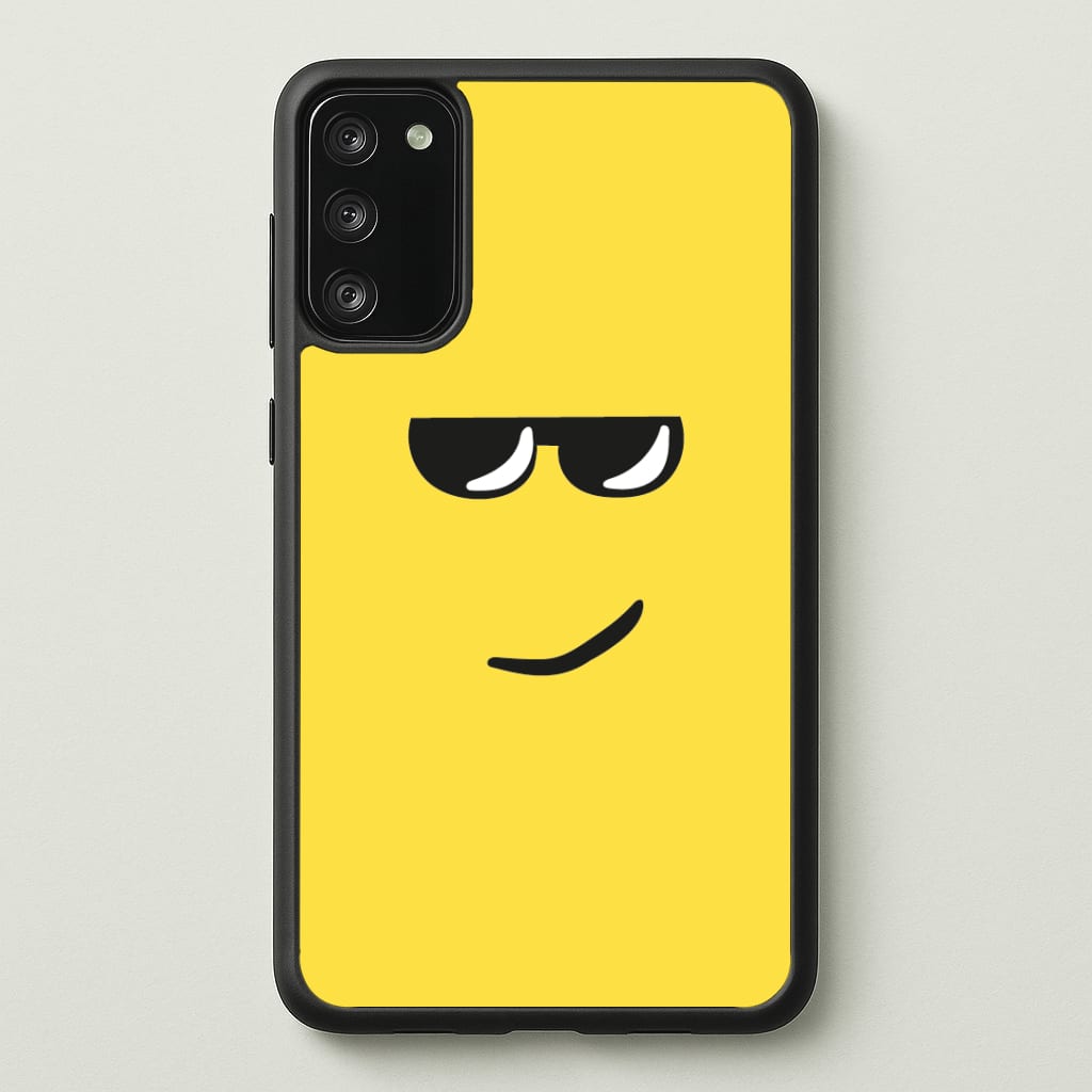 Yellow Face Shades Phone Case - Galaxy S20FE / Standard
