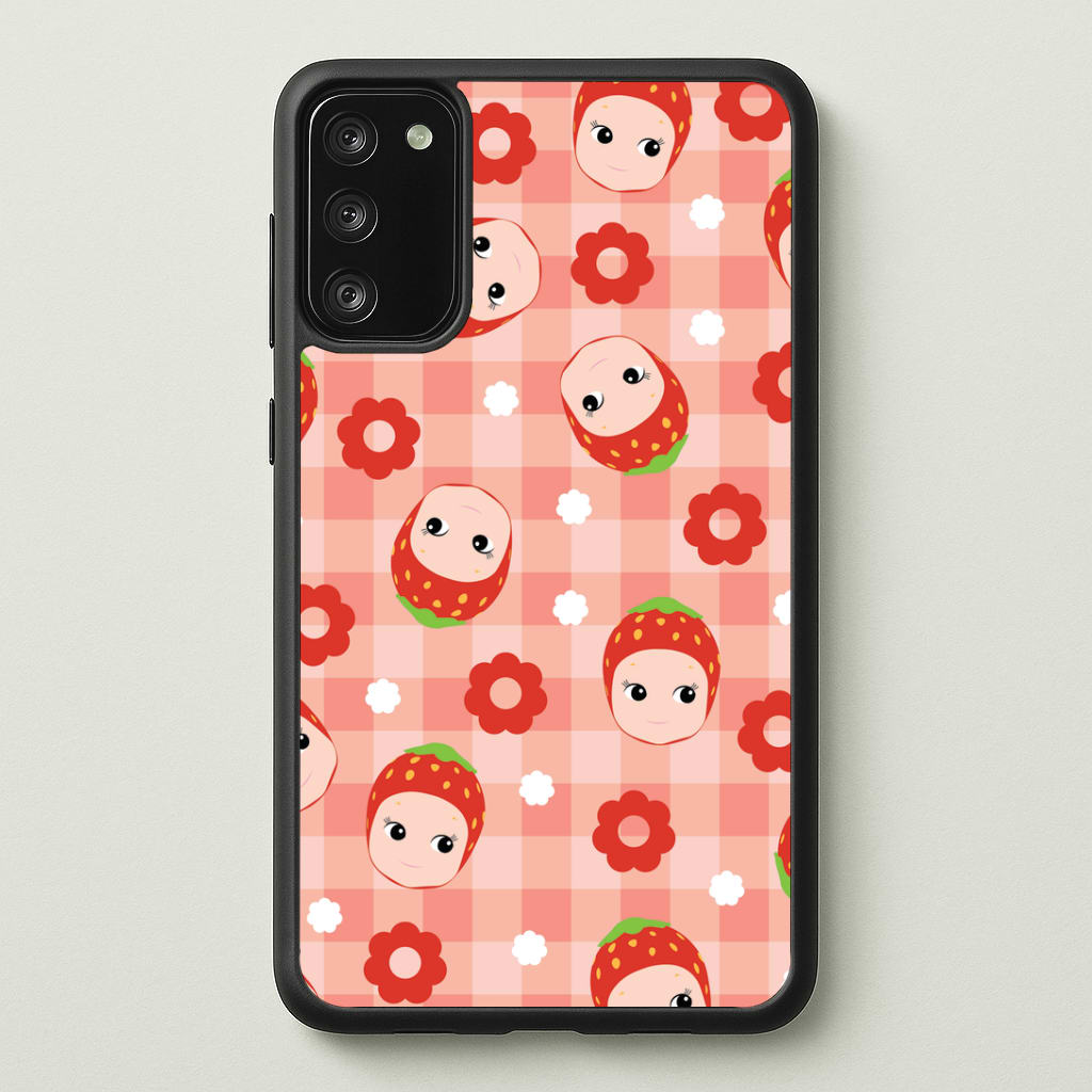 Strawberry Angel Pattern Phone Case - Galaxy S20FE / Standard