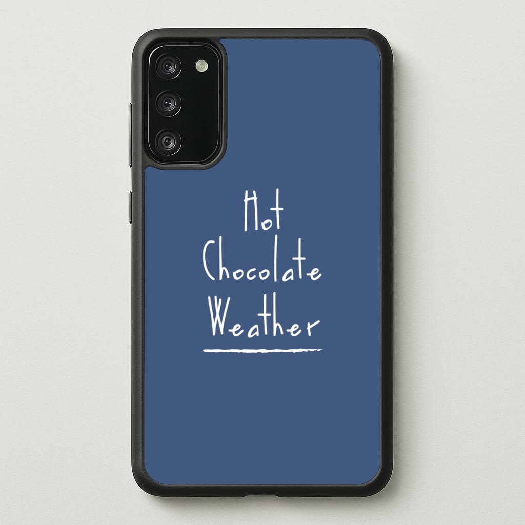 Hot Chocolate Weather Phone Case - Galaxy S20FE / Standard