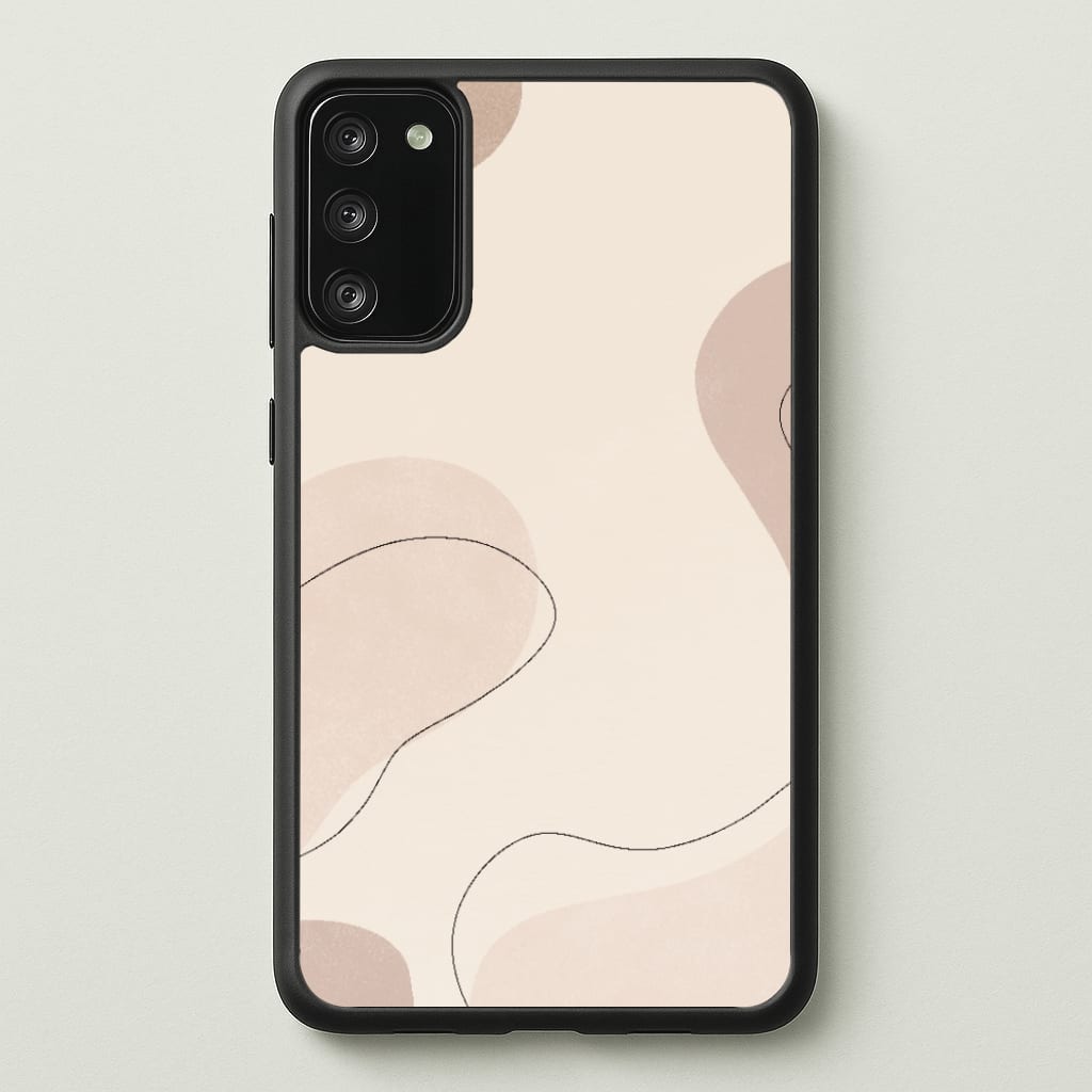 Abstract Beige Phone Case - Galaxy S20FE / Standard