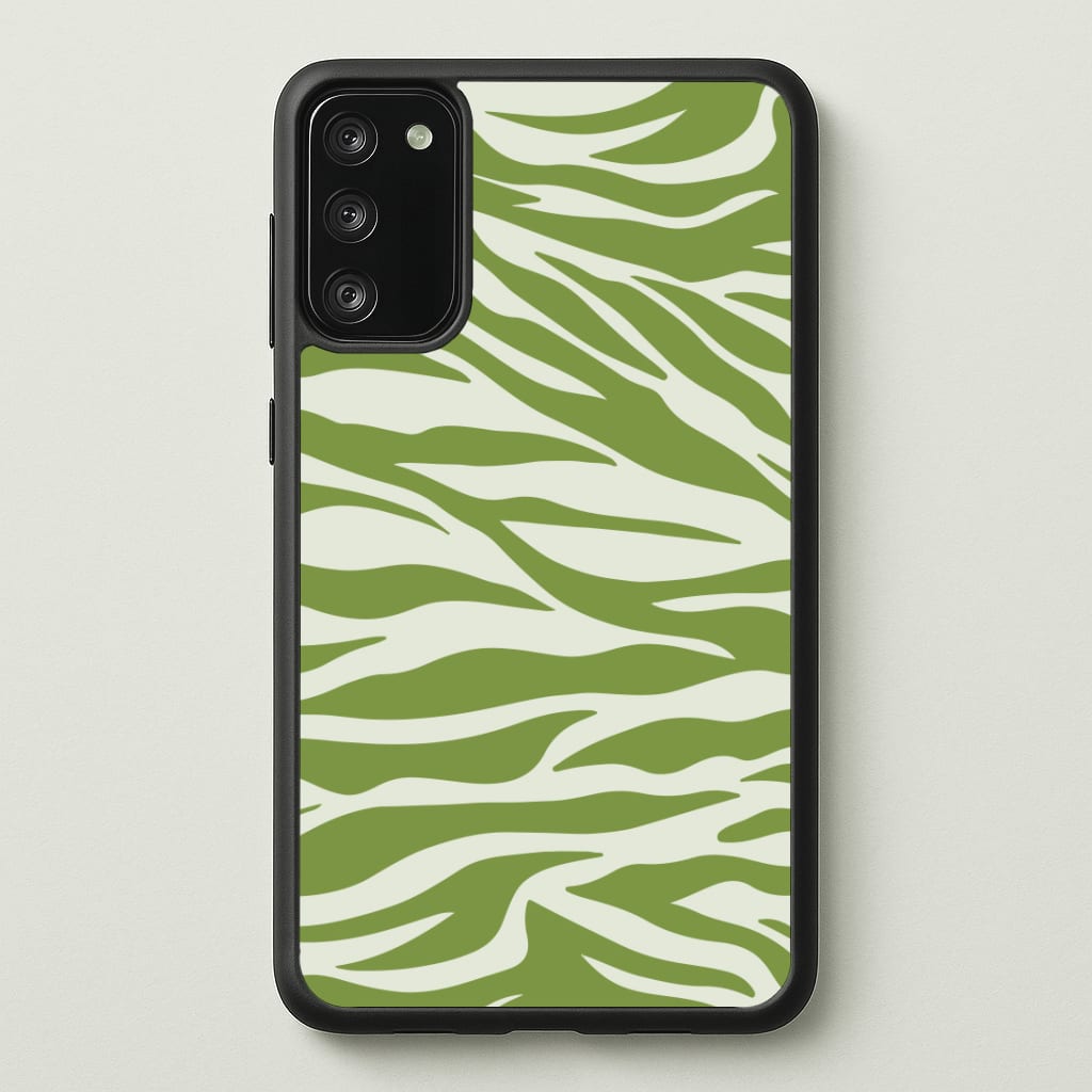 Abstract Green Print Phone Case - Galaxy S20FE / Standard