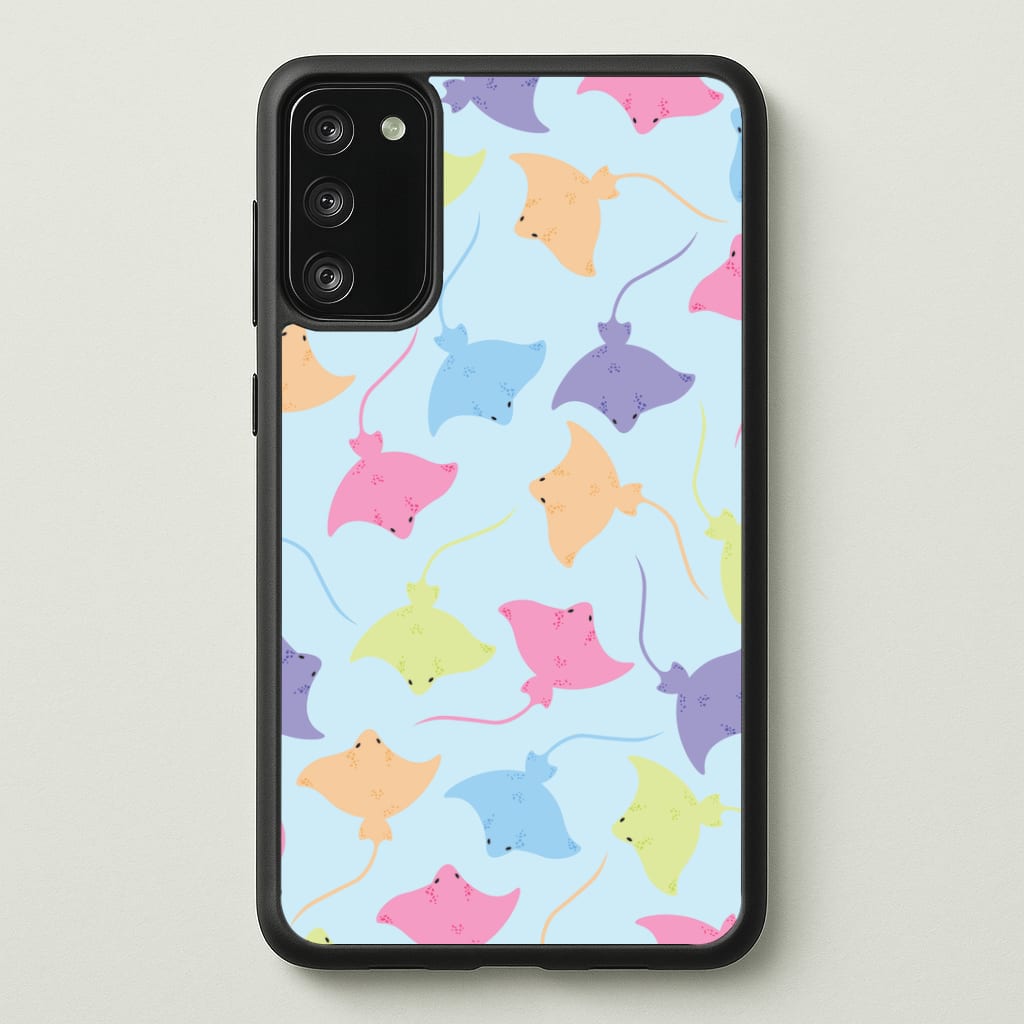 Multi Coloured Sting Ray Pattern - Sealife Phone Case - Galaxy S20FE / Standard