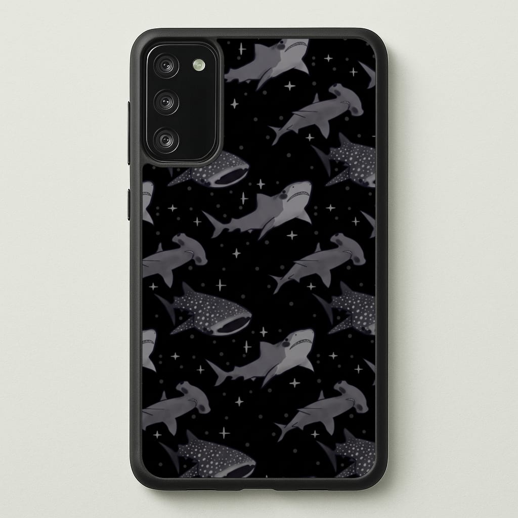 Black Shark Pattern Phone Case
