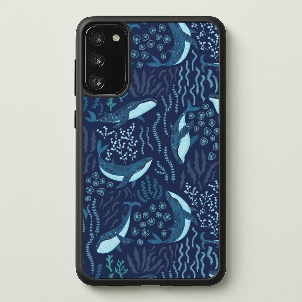 Midnight Whale Reef Phone Case