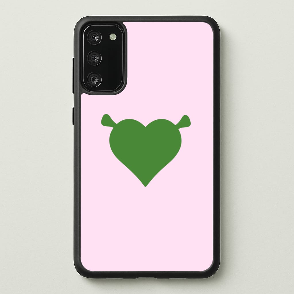 Green Ogre Heart Phone Case - Galaxy S20FE / Standard