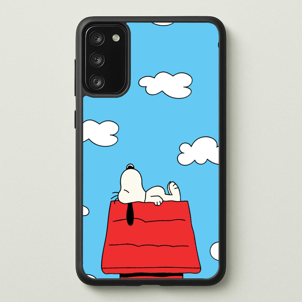 Cartoon Beagle Sleeping Phone Case - Galaxy S20FE / Standard