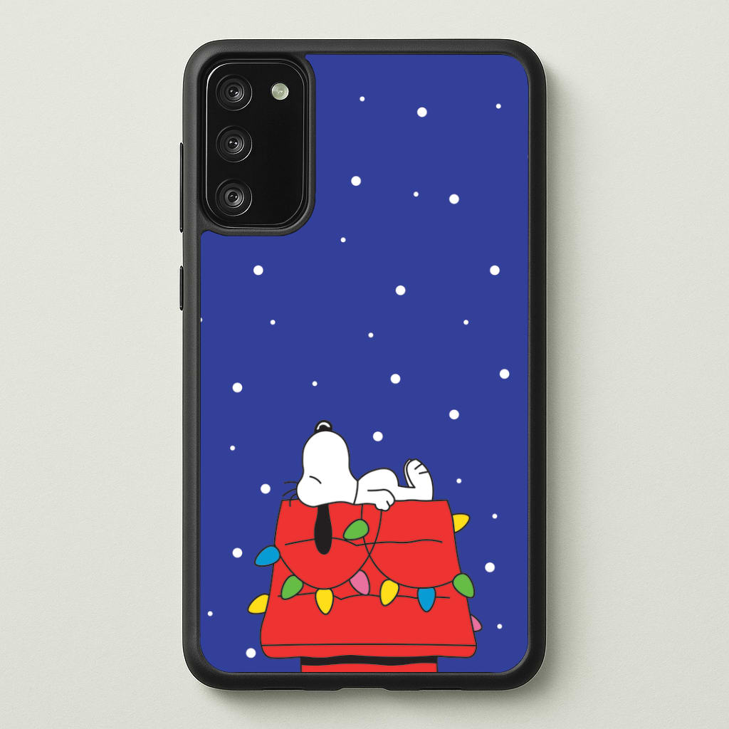 Cartoon Beagle Fairylights Phone Case - Galaxy S20FE / Standard