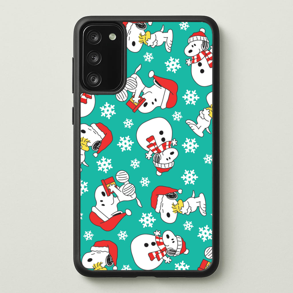 Christmas Cartoon Beagle Pattern Phone Case - Galaxy S20FE / Standard