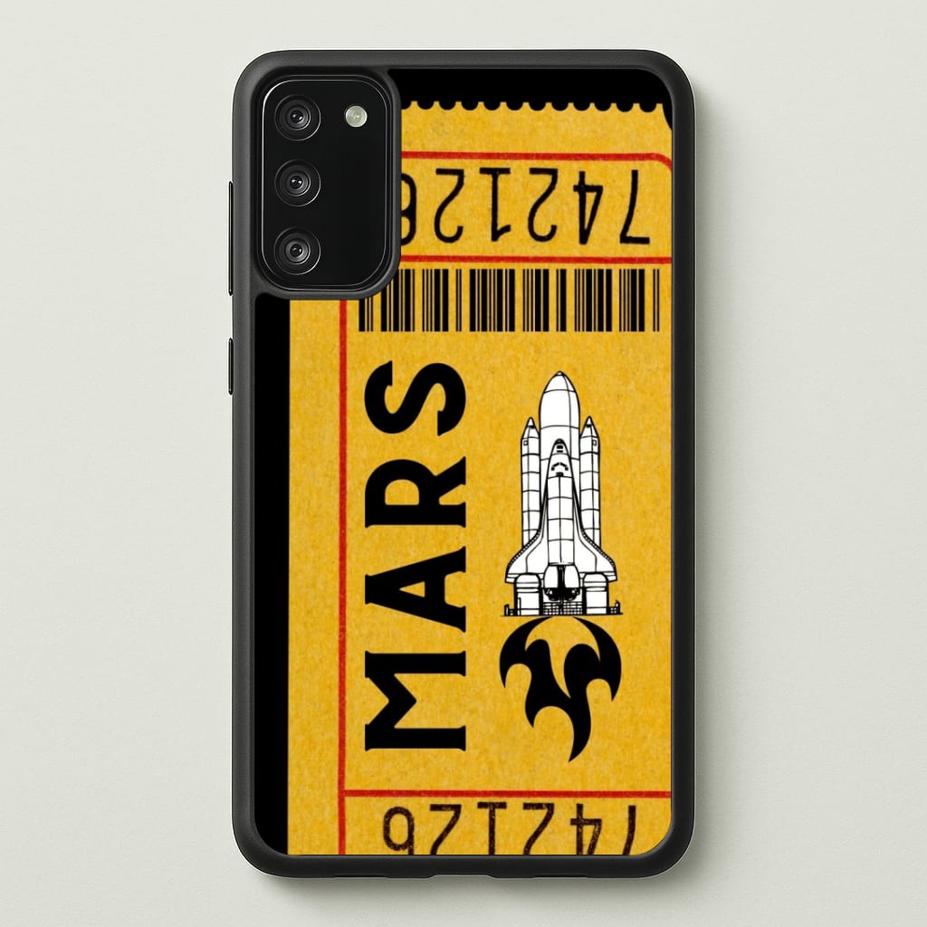 Ticket To Mars - Space Phone Case - Galaxy S20FE / Standard