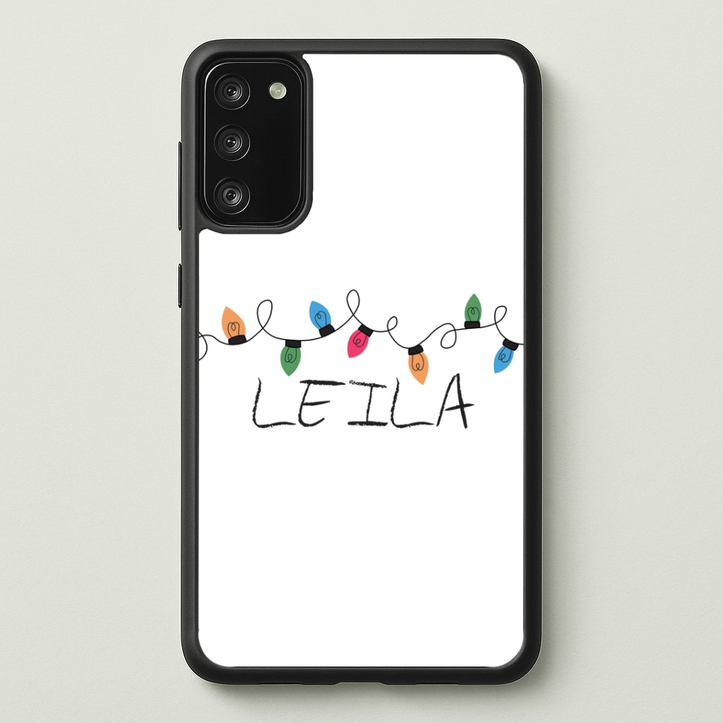 Fairy Lights - Personalised Stranger Phone Case - Galaxy S20FE / Standard