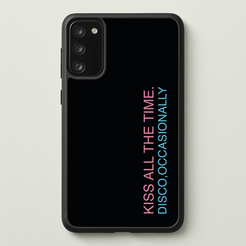 Disco Occasionally Text Phone Case - Galaxy S20FE / Standard