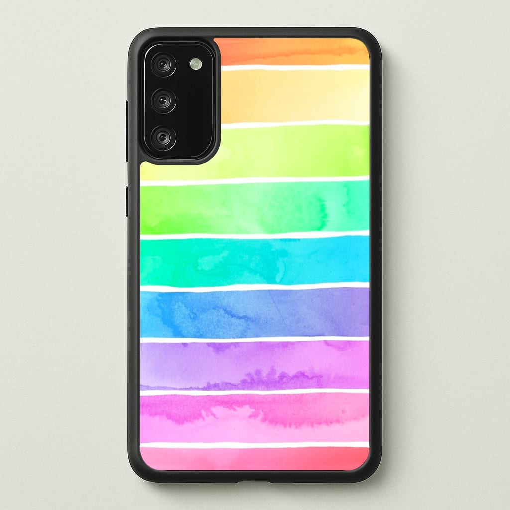 Summer Rainbow Stripes Phone Case - Galaxy S20FE / Standard
