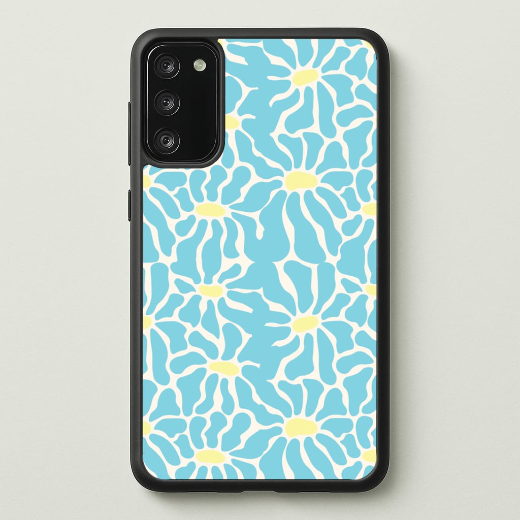 Blue Flowers - Summer Phone Case - Galaxy S20FE / Standard