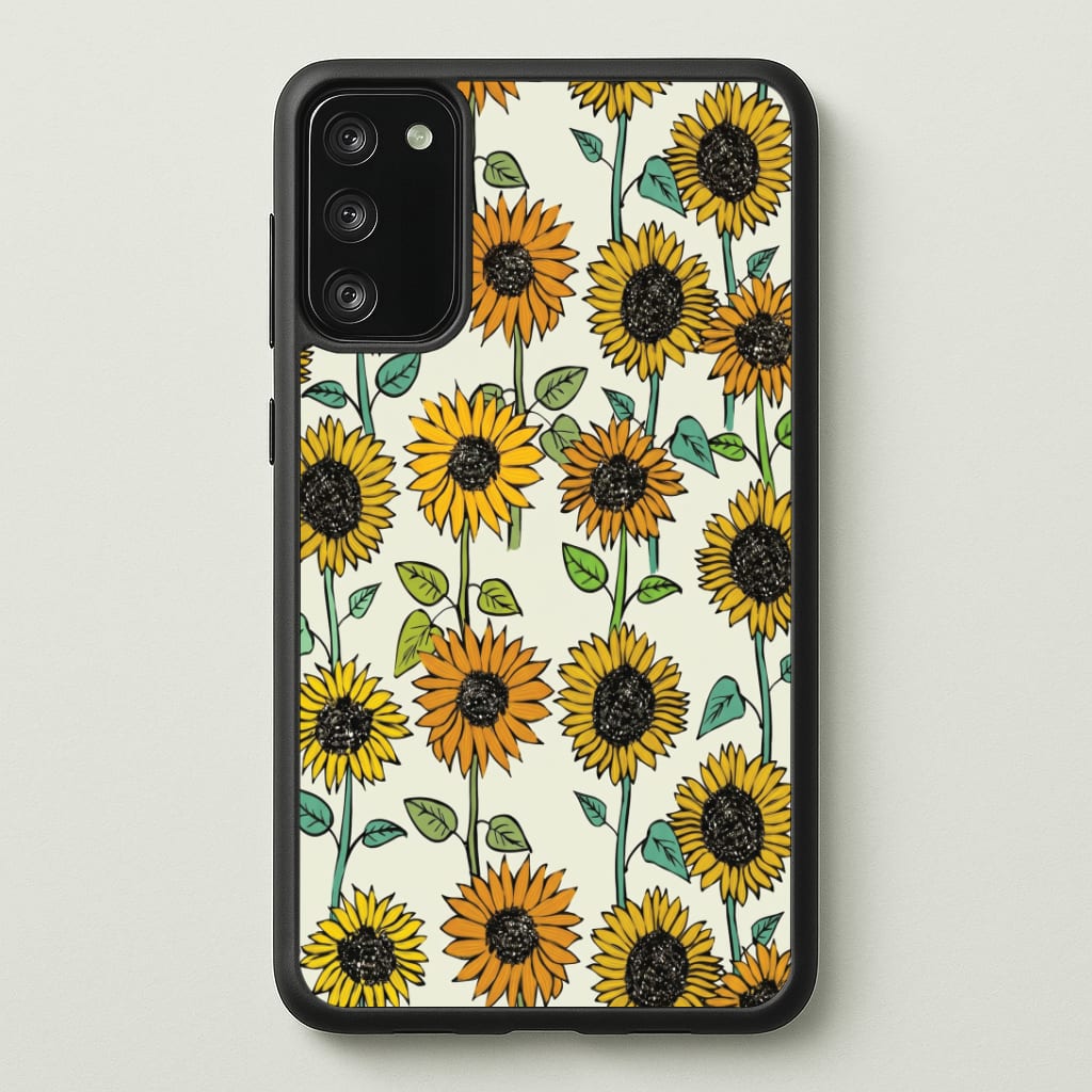 Painted Sunflowers Phone Case - Galaxy S20FE / Standard
