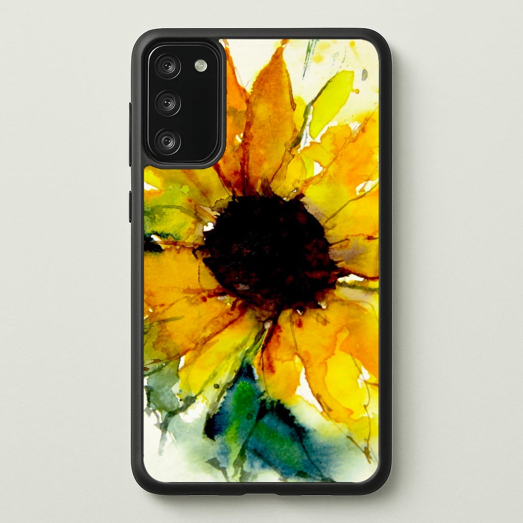 Watercolour Sunflower Phone Case - Galaxy S20FE / Standard