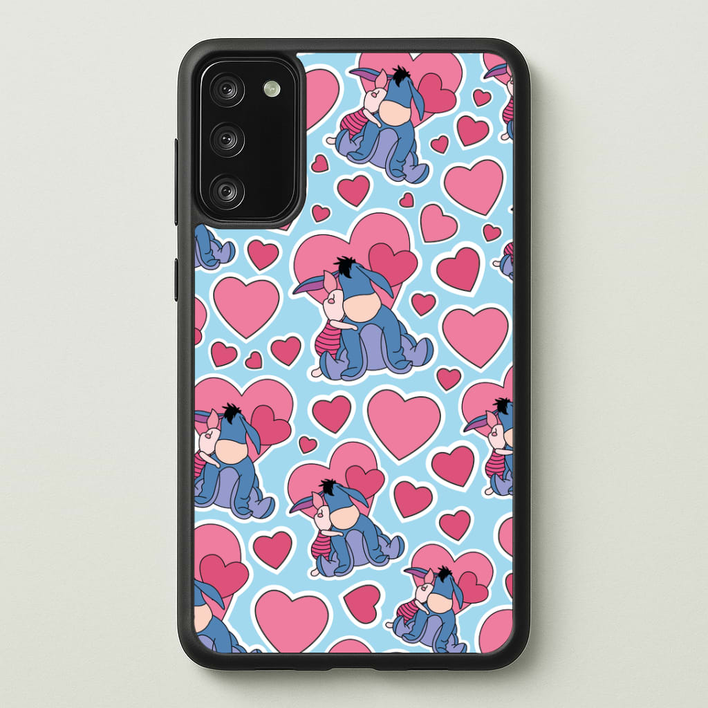 Donkey and Pig Pattern Valentine's Phone Case - Galaxy S20FE / Standard