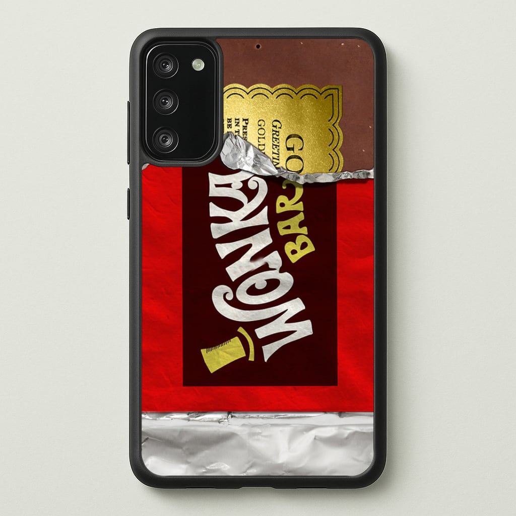 Wonka Bar Golden Ticket Phone Case - Galaxy S20FE / Standard
