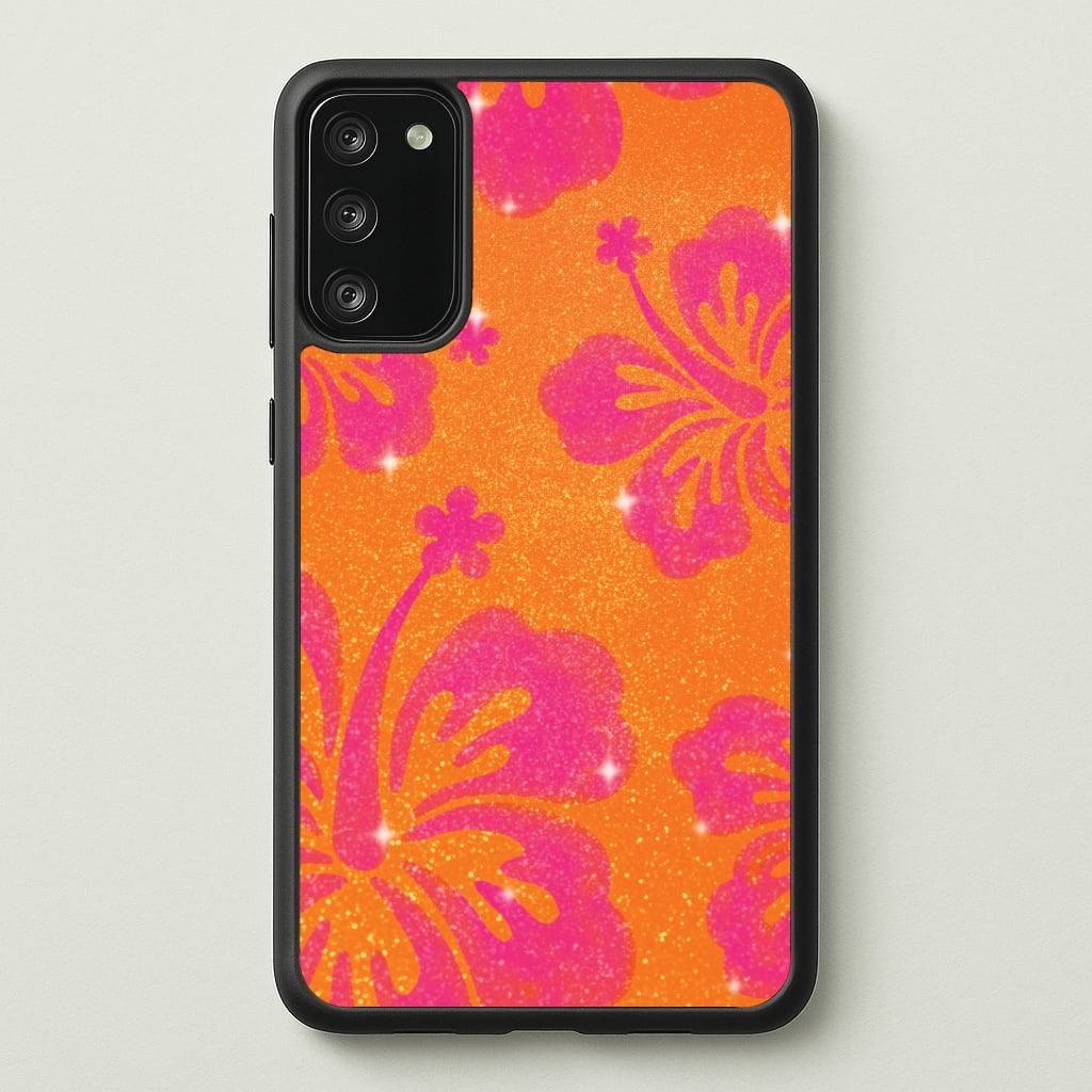 Shimmer Hibiscus Phone Case - Galaxy S20FE / Standard