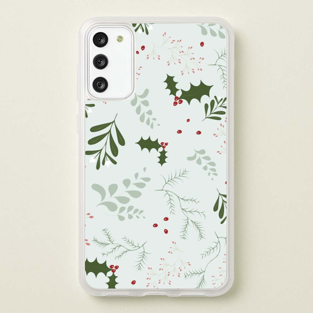 Christmas Floral Pattern Phone Case
