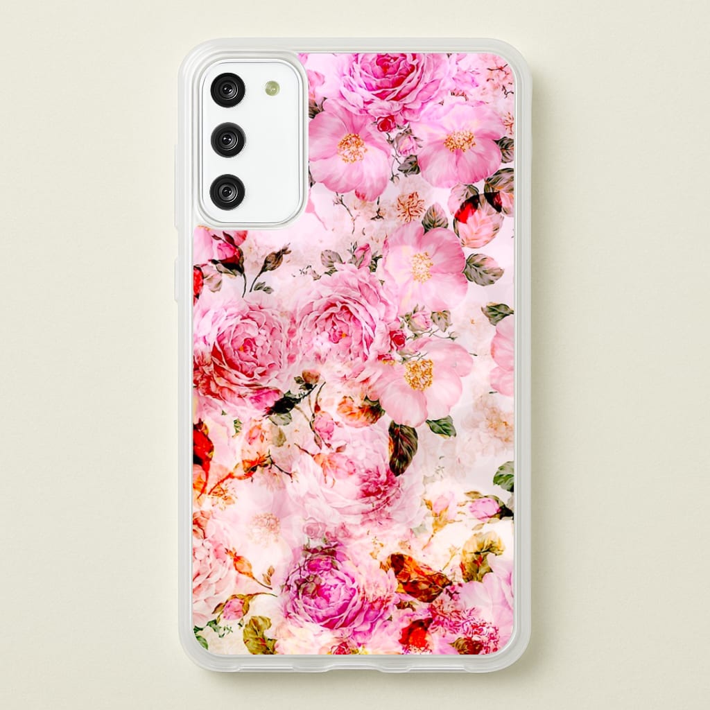 Pretty Pink Chic Floral Pattern Phone Case