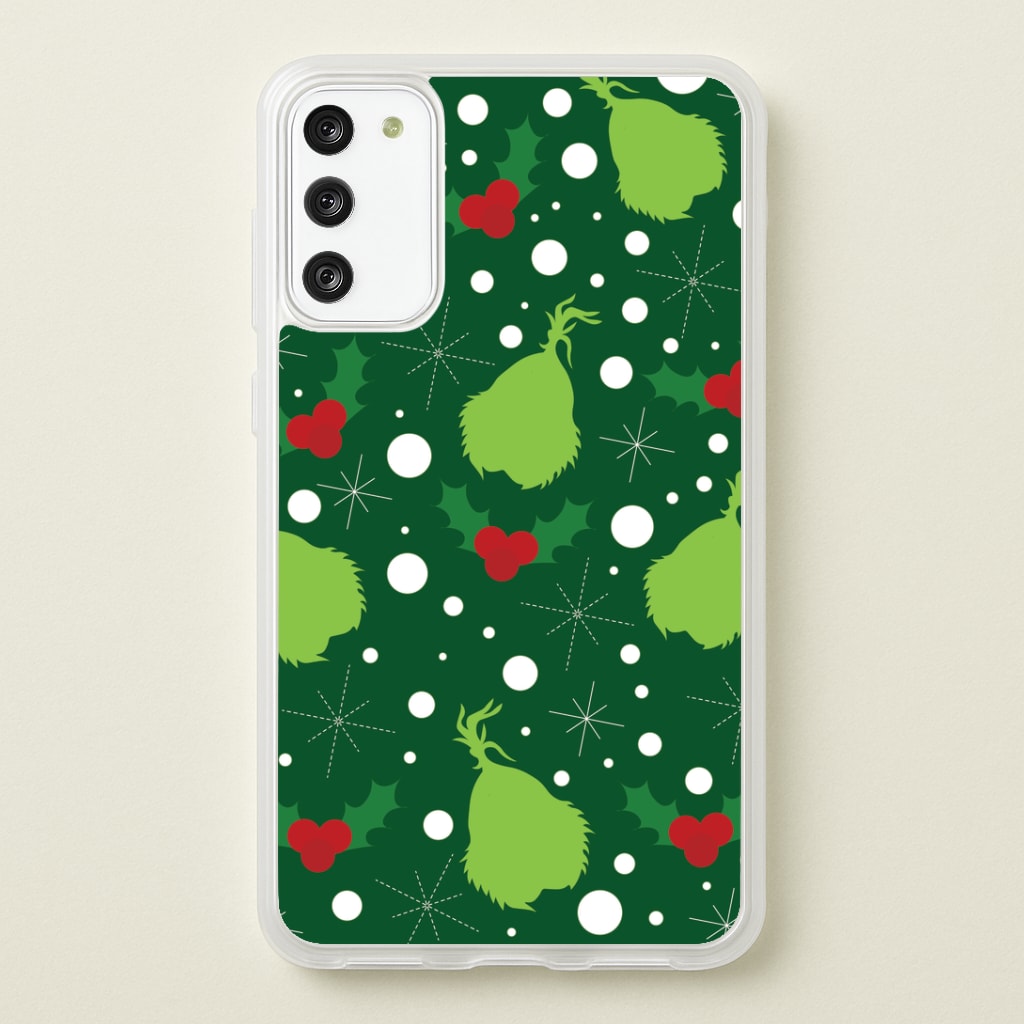 Green Creature Christmas Pattern Phone Case