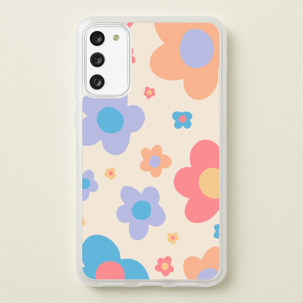 Playful Flower Pattern Phone Case