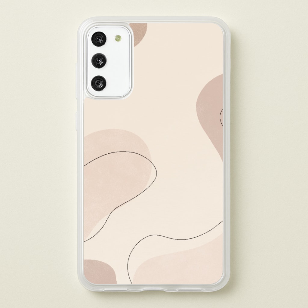 Abstract Beige Phone Case