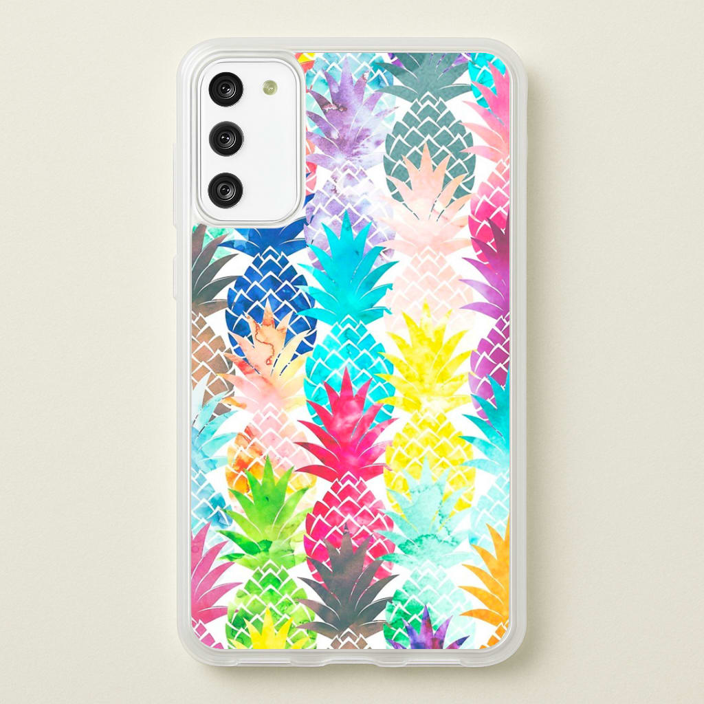Watercolour Pineapple Pattern Phone Case