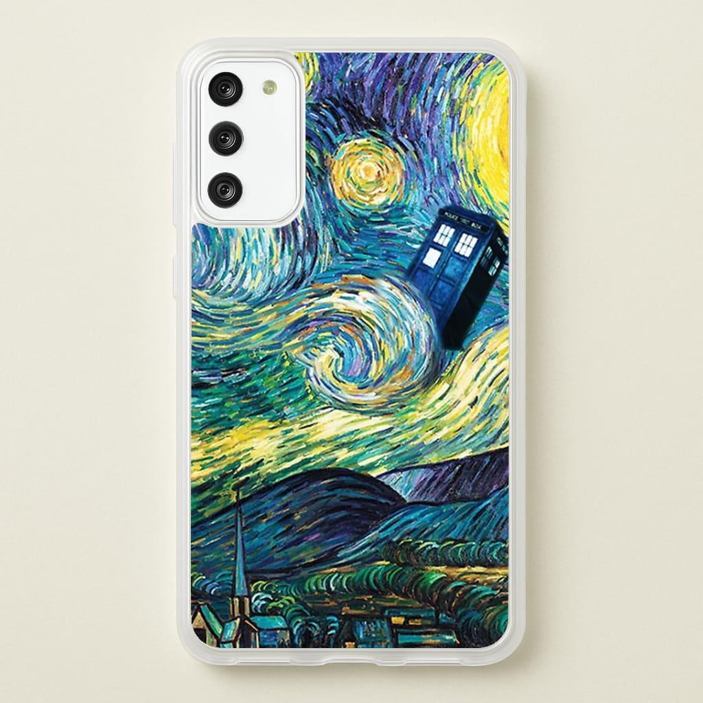 Starry Night Tardis Phone Case