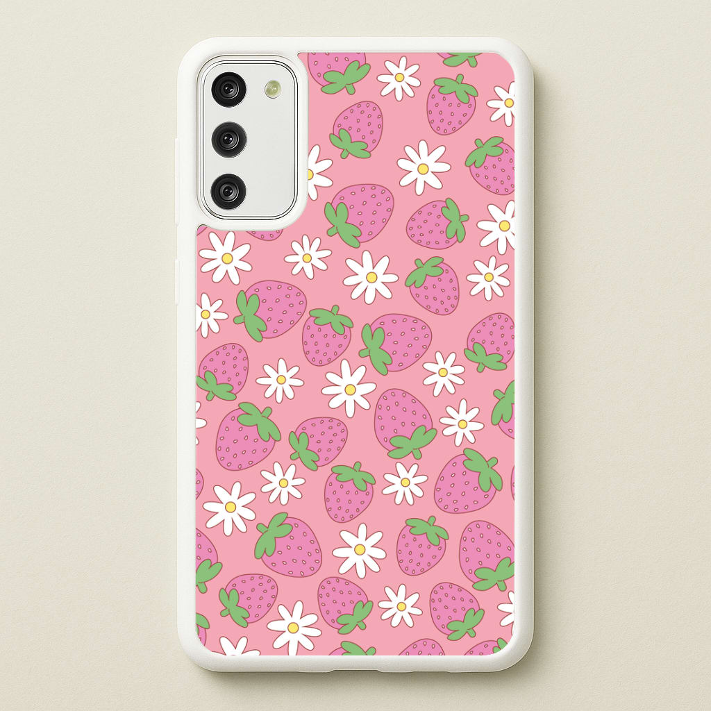 Pink Strawberries - Spring Patterns Phone Case