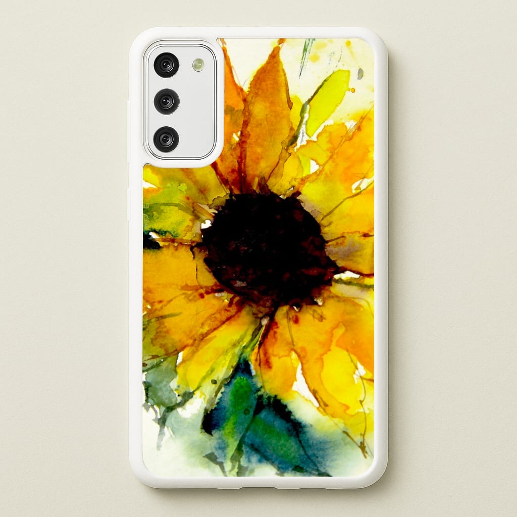 Watercolour Sunflower Phone Case