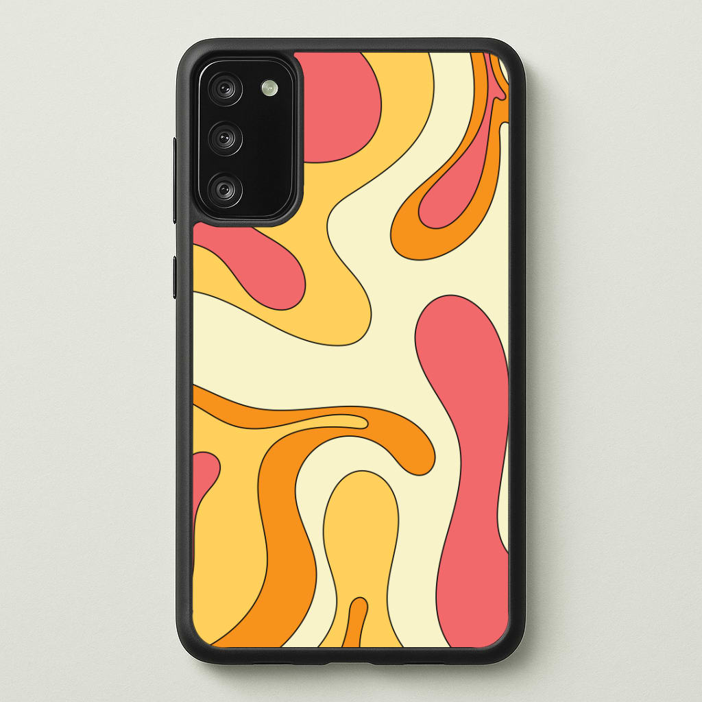 Pastel Waves Abstract Pattern Phone Case