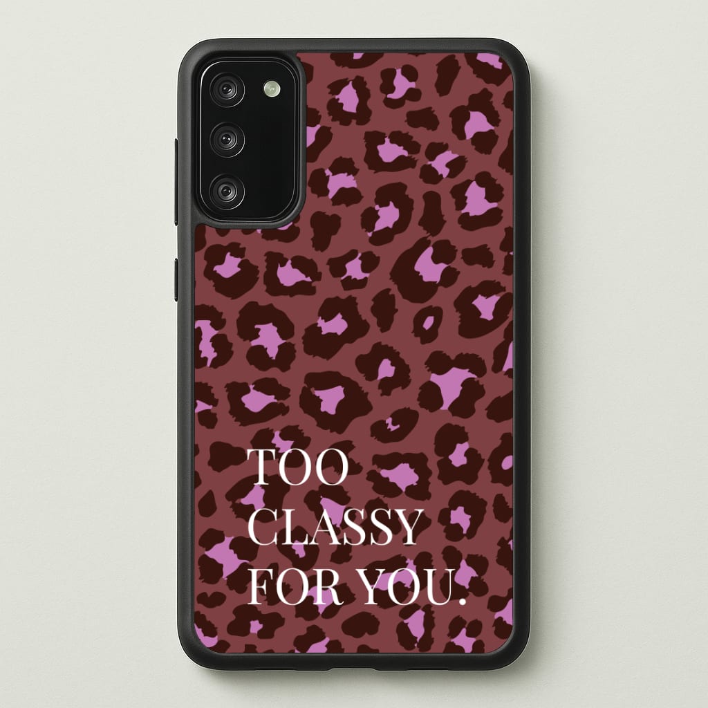 Too Classy Cheetah Print Phone Case