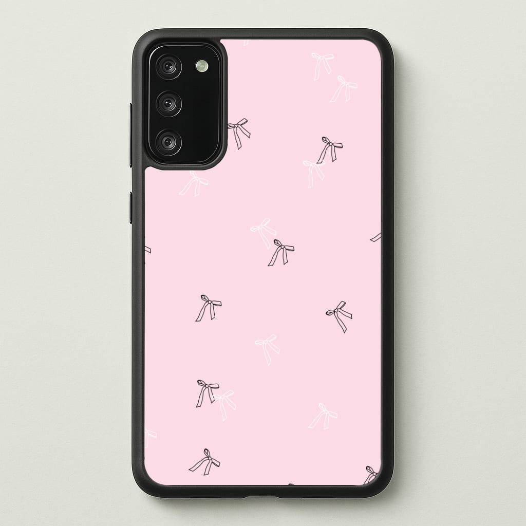 Coquette Mini Bows Pattern Pink Phone Case