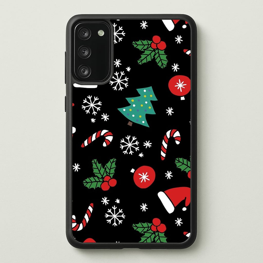 Christmas Objects Pattern Phone Case