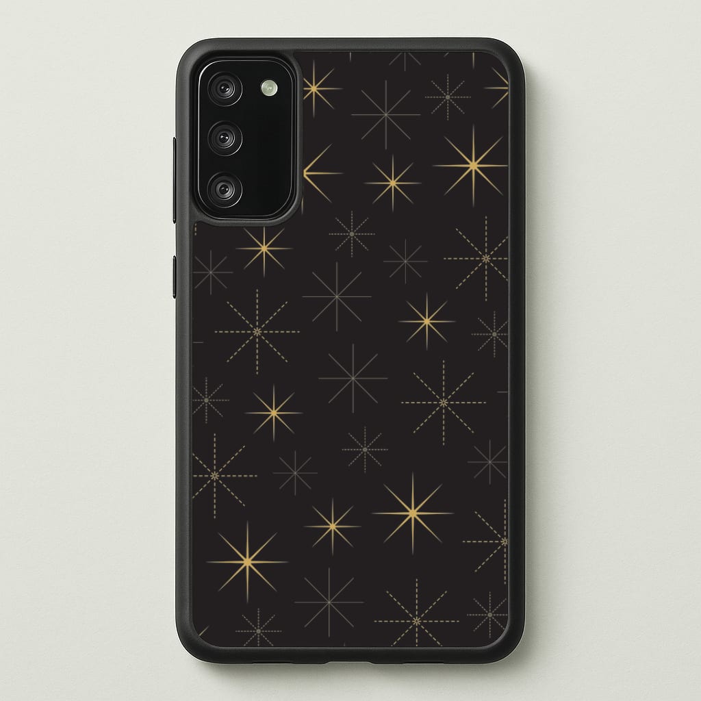 Christmas Gold Stars Pattern Phone Case
