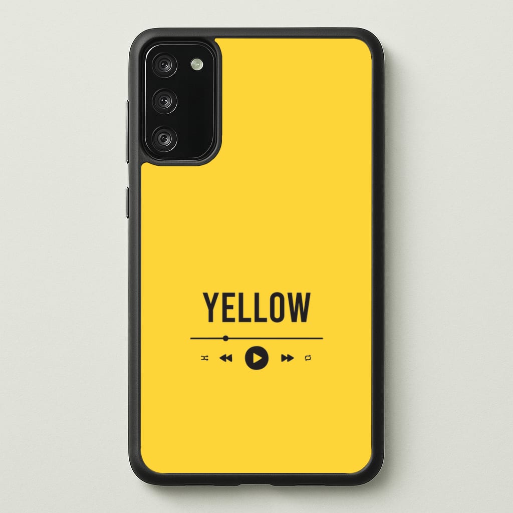 Yellow Music Player Phone Case