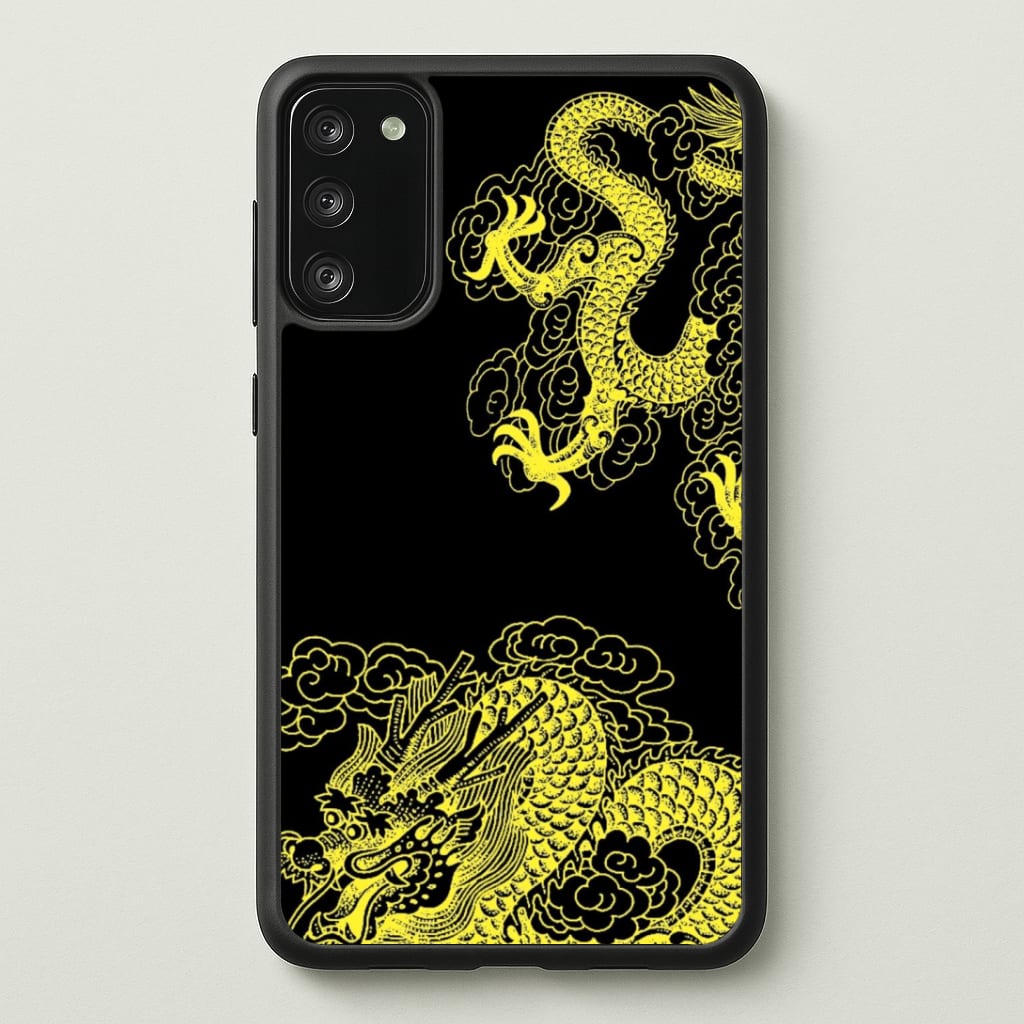 Yellow Dragon Phone Case