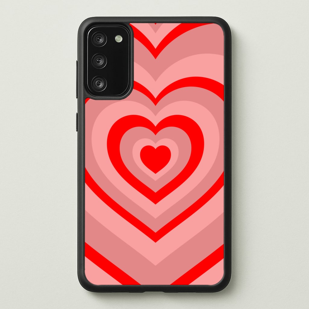 Red - Colourful Hearts Phone Case