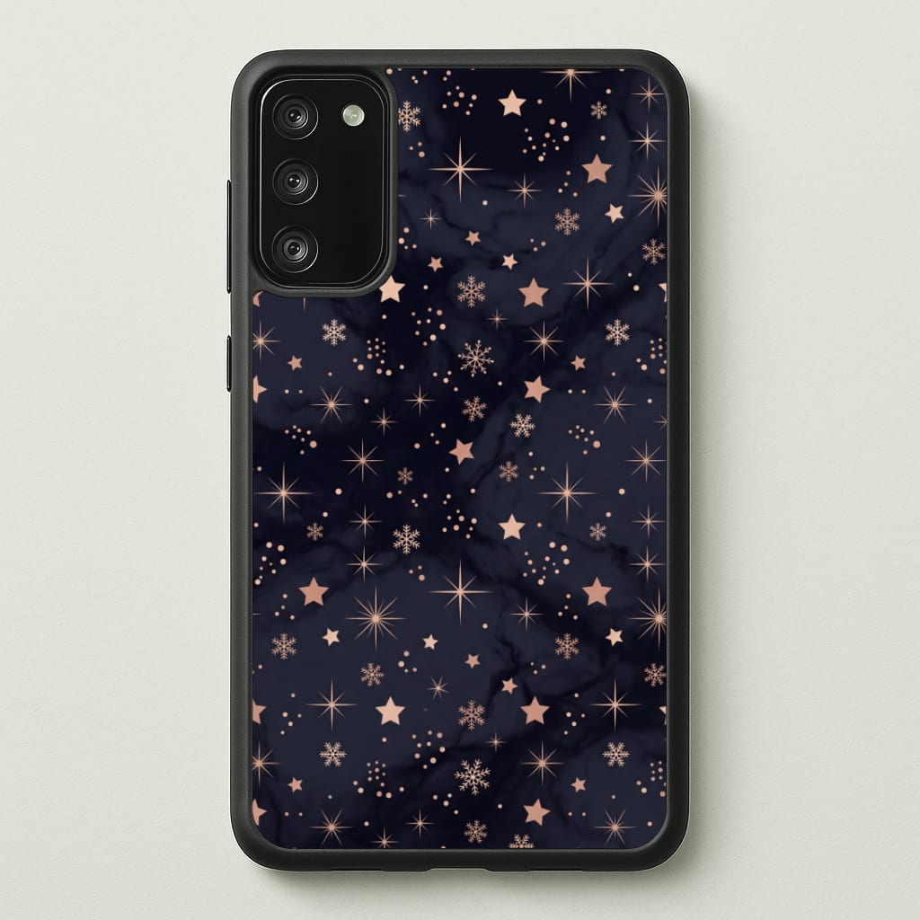 Midnight Frost Stars Phone Case